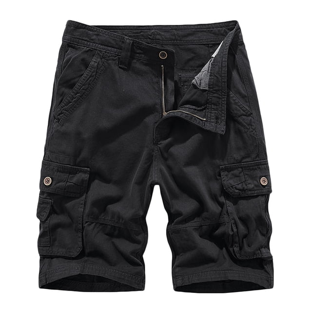 LSLJS Shorts de Plage Décontractés Multi-Poches pour Hommes, Shorts de Gym Cadeaux pour Hommes