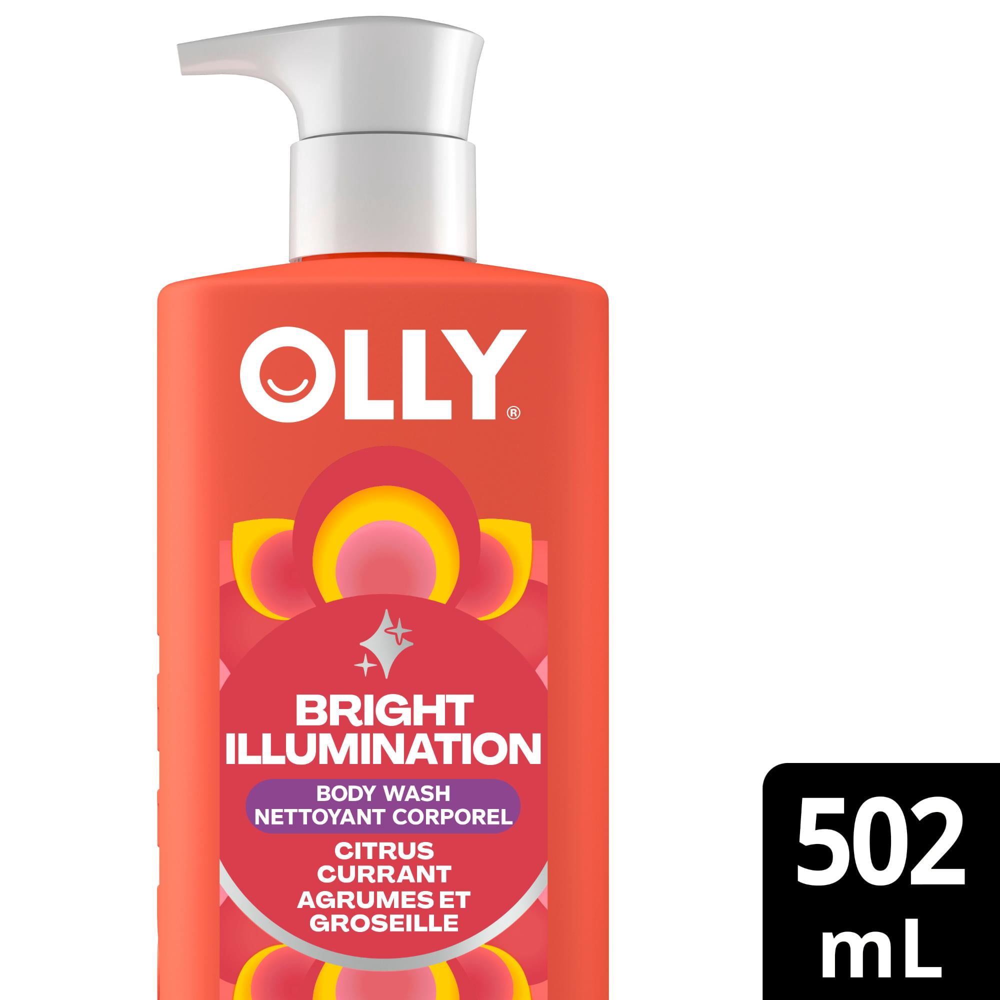 OLLY Nettoyant Corporel avec Complexe de Vitamines Agrumes et Groseille Illumination Humeur et Peau, 502 ml