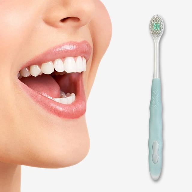Plastic Manual Tooth Brush Danhjin Experience Together Couples' Toothbrushes With Round Heads Enhanced Home-Use And High-Density Soft Bristles Makeup