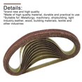 thumbnail image 4 of 10Pcs 15*452Mm Sanding Belt 60-600-Grit For M10 Sander Adapter Polishing Machine, 4 of 10