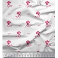 thumbnail image 1 of Soimoi Poly Georgette Fabric Leaves & Floral Artistic Decor Fabric Printed Yard 42 Inch Wide, 1 of 5