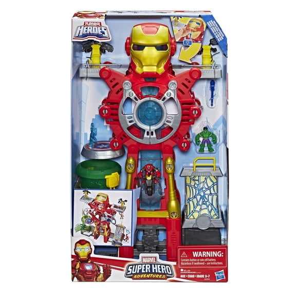 Playskool Heroes Marvel Super Hero Adventures - Quartier général d'Iron Man