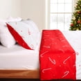 thumbnail image 4 of HITIME 100% Polyester Printed Christmas Duvet Cover Set - Queen Size 3 Piece Lightweight & Breathable Bedding Set, Soft Microfiber Comforter Cover with Zipper Closure, Christmas Classical, 4 of 8