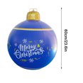 thumbnail image 2 of EGNMCR Christmas Decorations Savings! PVC Inflatable Christmas Ball With Large Weight Stand Firmly On The Yard, 24 Inch Large Outdoor Decorated Ball With, Remote For Yard & Pool Decorations, 2 of 2