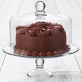 thumbnail image 1 of Libbey Selene Glass Cake Stand with Dome, 1 of 2
