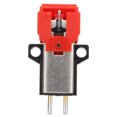 thumbnail image 1 of Dual Magnet Cartridge, V Shaped Replacement Low Distortion Dual Moving Magnet Turntable Cartridge  for Phonograph, 1 of 7