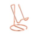 thumbnail image 1 of Metal Mobile Phone Stand Simple Desktop Reading Display Stand【Rose Gold】, 1 of 14