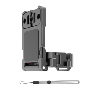 Enhanced Stability Bracket for DJI OSMO POCKET 3 Features a 1/4 Threaded Handle for Continuous Connectivity