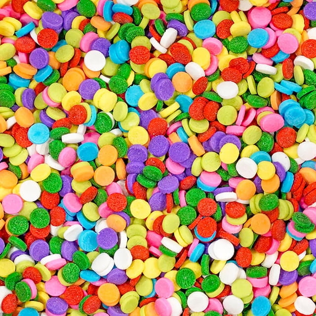 QUINS CONFETTI BRIGHT SMALL 5 lb, 2.2 KG