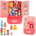thumbnail image 1 of YOPTOP Mini Fridge Toy Set with Accessories Kitchen Furniture Food Toys Pretend Play Kitchen Toy for Kids, 1 of 6