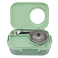 thumbnail image 1 of Thermal Lunch Box, Double Layer Insulated Bento Box 1100ml  For Home For Picnic For Office Green, 1 of 8
