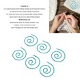 thumbnail image 4 of Spiral Cable Knitting Needle Set with Slippy Needle Tip, Stainless Steel Household Knitting Needle Suitable for Sweaters, Rugs, and Scarves, 4 of 7
