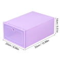 thumbnail image 2 of Home Textile Storage Organizer for Shoes – Foldable Clear Stackable Shoe Storage Solution for, 2 of 2