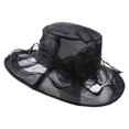 thumbnail image 1 of Kcodviy Women's Headdress Hat Women's Baseball Caps for S 1-3 Wedding Hat Sun Hat Racks for Baseball Caps Wall Mount Flower Shade Seaside Beach Hat for Running Hat, 1 of 3