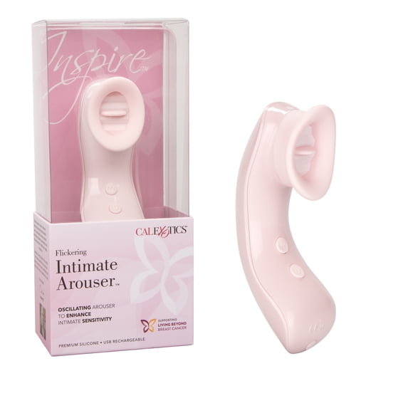 Inspire Flickering Intimate Arouser Clitoral Vibrator, Pink