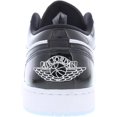 thumbnail image 4 of Nike Chaussures de Course Air Jordan 1 Low Blanches/noires pour Hommes, 4 of 4
