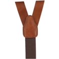 thumbnail image 3 of CTM®  Coated Leather Button-End 1 Inch Suspenders (Men's), 3 of 3