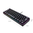 thumbnail image 3 of EGNMCR Wired Illuminated Keyboard Mechanical Sense Gaming Keyboard Gaming Desktop PC Laptop Keyboard Mechanical Keyboard, 3 of 9