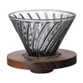 thumbnail image 2 of UsRHHA Hand Brewed Coffee Sharing Pot with Filter, Gray Cloud Pattern Glass Drip Coffee Maker, Pour Over Coffee Brewing Equipment, 2 of 6