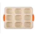 thumbnail image 1 of Leutsin 9 Oval Baguette Mold French DIY Small Bread Bakeware Mold Non-stick Baking Tools, 1 of 1