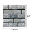 thumbnail image 3 of Zenithome Simulation Wall Stickers Peel and Stick Tile 10-Pack 30x30cm Self-Adhesive Waterproof Kitchen Bathroom Backsplash Decor Removable, 3 of 5