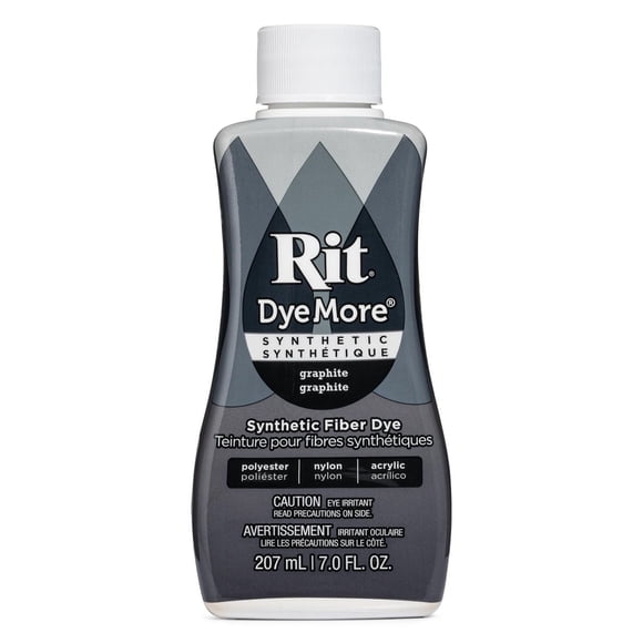 RIT Dyemore Liquid Dye for Synthetic Fibers, Graphite, 207 mL (7 oz)