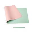 thumbnail image 2 of Dvkptbk Pure Color Leather Mouse Pad Large Desk Pad Home Office Laptop Leather Mouse Pad Writing Pad Double-sided, 2 of 2