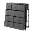 thumbnail image 3 of Mainstays 9 Drawer Fabric Dresser, Grey, 3 of 7