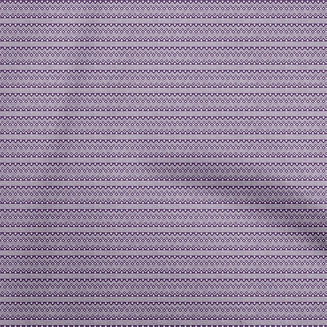 oneOone Rayon Purple Fabric Tribal Craft Projects Decor Fabric Printed By The Yard 56 Inch Wide