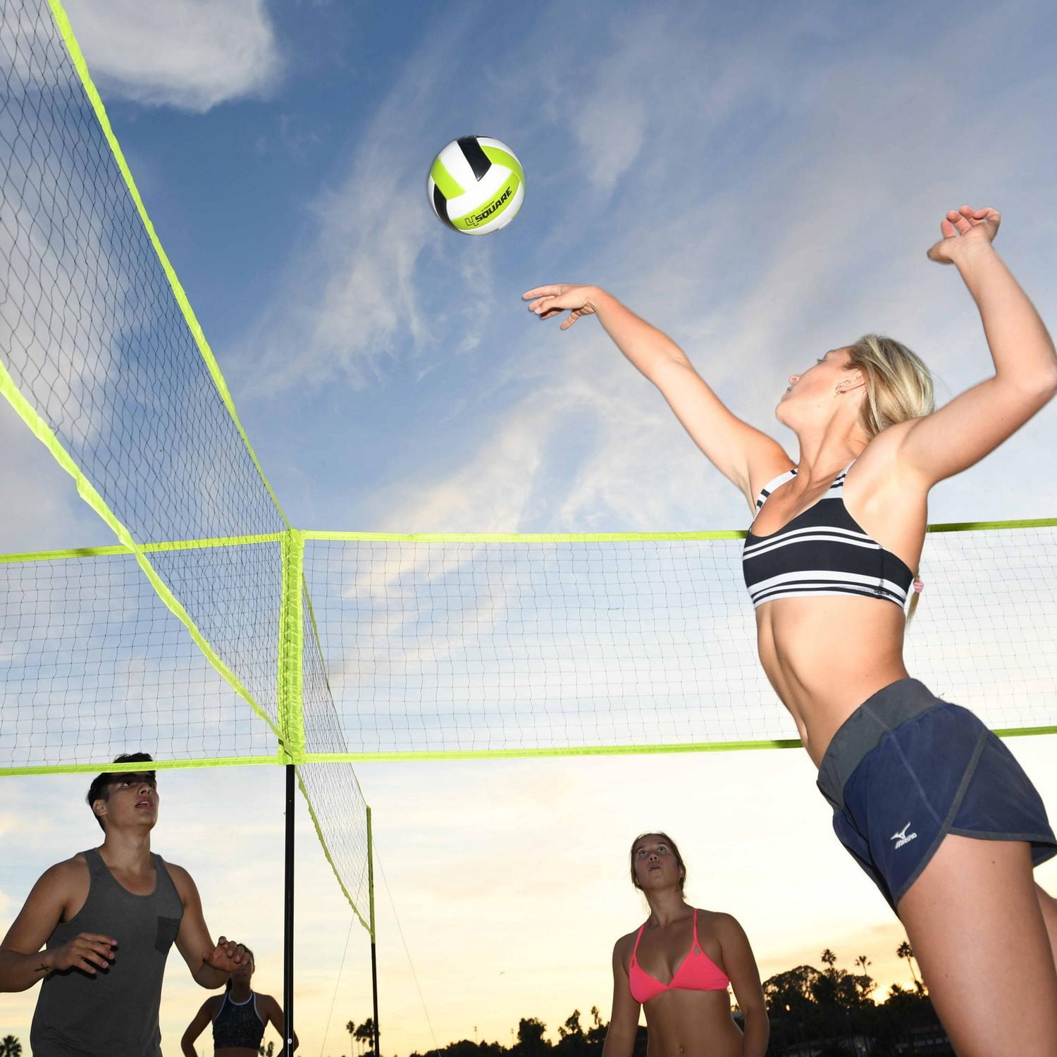 Ensemble combo 4 carrés volleyball / badminton TRIUMPH