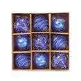 thumbnail image 1 of Maoww 9pieces Durable Christmas Decorations Tree Ornaments For Holiday Cheer Adding Festive Atmosphere Blue, 1 of 6