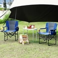 thumbnail image 1 of Ourlova Oversized Directors Camping Chair - 2 PCS, Portable, Aluminum, with Side Table, 1 of 8