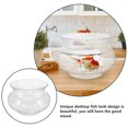 thumbnail image 4 of Miangastore Aquarium Multifonction Aquarium de Bureau Réservoir Betta Transparent Approvisionnement en Poissons Dorés, 4 of 9
