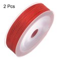 thumbnail image 3 of Unique Bargains 2 Pack Twisted Nylon Twine Thread Beading Cord 1.5mm 20M/65 Feet Extra Strong Braided Nylon String, Red, 3 of 6