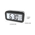 thumbnail image 2 of TopLLC Temperature Version Smart Clock, Silent Clock, Electronic Clock, Light Sensing Alarm Clock, Snoozy Student Smart LCD Alarm Clock, 2 of 2