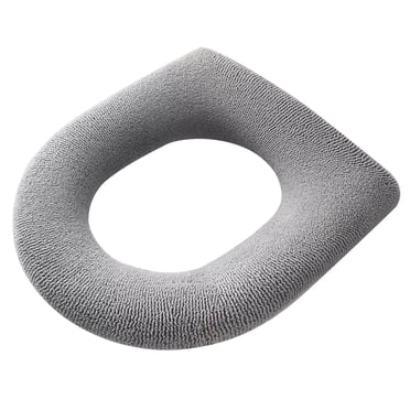 yilyih Housses de Siège de Toilette Lavables, Coussin de Siège de Toilette Quatre Saisons Épaissi Housse de Toilette Tricotée Coussin de Siège de Toilette Lavable Housse de Toilette pour la Maison
