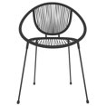 thumbnail image 2 of vidaXL 3 Piece Garden Dining Set Black, 2 of 5