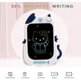 thumbnail image 3 of Jouets pour Filles Chat, Tablette d'Écriture LCD pour Enfants, Tablette de Dessin avec Tableau à Gribouiller, 3 of 5