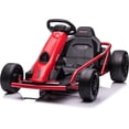 thumbnail image 1 of VOLTZ TOYS 24V Electric Drift Go Kart for Kids, Outdoor Racer Ride On Car with Dual Motors, Safety Belt, 8 MPH Max Speed, Red, 1 of 6
