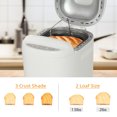 thumbnail image 4 of HOMCOM 2 Pound Non-Stick Bread Maker Machine With 11 Menu Settings, 2 Loaf Sizes, 3 Crust Colors, 13h Delay Timer, 1h Warming Function, 500W, 4 of 10
