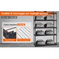 thumbnail image 4 of QinaQin Étagère de Garage Robuste, Étagères de Rangement en Métal à 5 Niveaux Réglables avec Capacité de 2500 Lb, 4 of 8