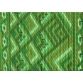 thumbnail image 1 of Ahgly Tapis Rectangulaire Lavable en Machine Intérieur Vert Émeraude Profond, 6 Pieds x 9 Pieds, 1 of 7