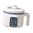 thumbnail image 4 of Tnarru Electric Hot Pot ,Dorm Lazy Pot ,Portable, 1.7 L Mini Hotpot Small Rice Cooker for Pasta Ramen Cooking Noodles Rice Travel Without Steamer, 4 of 8
