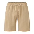 thumbnail image 3 of Pantalons à Rayures Verticales pour Hommes de Style Décontracté d'Été, 3 of 6
