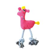 Hearth & Gear Jouet à mâcher pour chien avec squeaker Deer Shape Jouet pour chien pour chats et chiens Durée Interactive Jouer en intérieur en plein air Stress Training Chien sans bourrage Interactif pour chiens Boîtes à chiens avec et vaporisateur