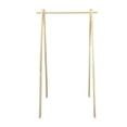 thumbnail image 1 of Solid Wood No Tool Assembly Collapsible Aesthetic Clothing Garment Rack, 1 of 9