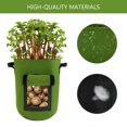 thumbnail image 2 of Yeacher Potato Growing Bag Felt Thickened Planting Grow Pouch Garden Vegetables Planter Containers with Handles, 2 of 8