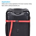 thumbnail image 5 of Unique Bargains Suitcase Belts with Quick Release Buckle Luggage Straps, Red 2 Pack, 5 of 5