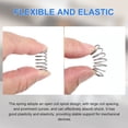 thumbnail image 4 of Uxcell 6Pack Compression Springs, 1.2mm Wire Diameter x 10mm OD x 10mm Length Stainless Steel Extension Spring, Silver, 4 of 5