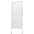 thumbnail image 5 of vidaXL Storage Cabinet White 80x35x101.5 cm Steel, 5 of 5